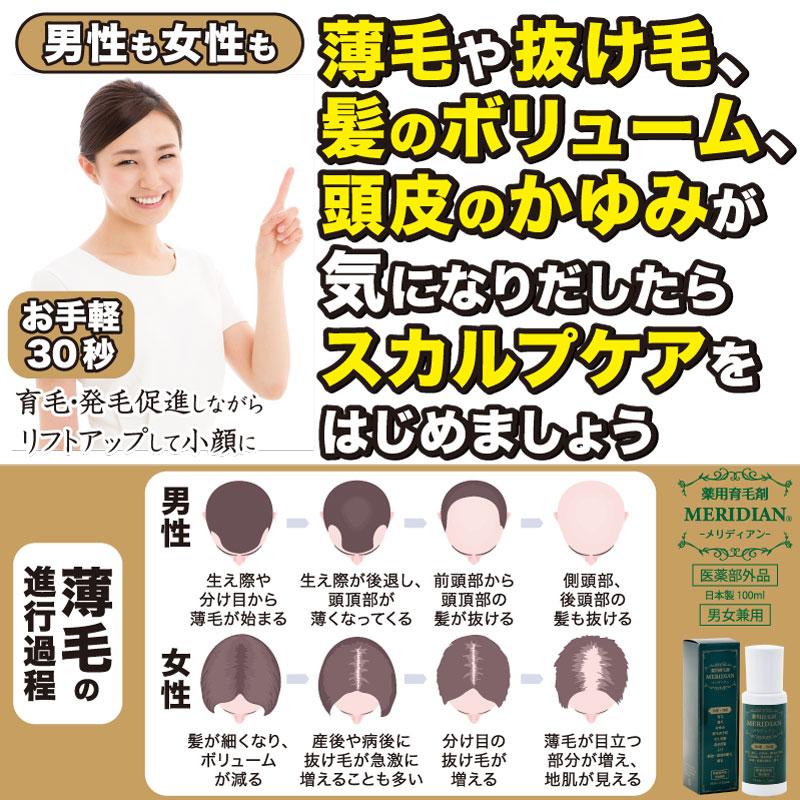 薬用育毛剤 MERIDIAN メリディアン医薬部外品 3本セット 男性用 女性用 |  | 04