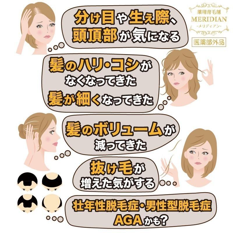 薬用育毛剤 MERIDIAN メリディアン医薬部外品 3本セット 男性用 女性用 |  | 07