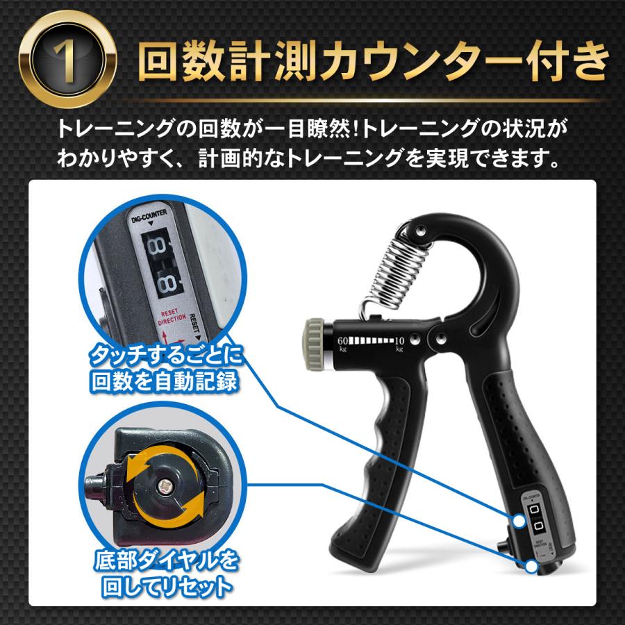 Lino Ulu（リノウル） ハンド グリップ グリッパー 握力 器具