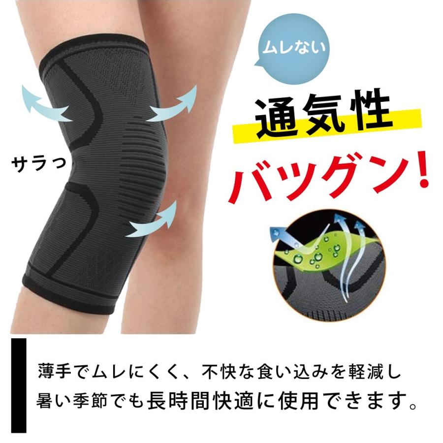 Lino Ulu（リノウル） 膝 サポーター ひざ 固定 2枚セット 運動