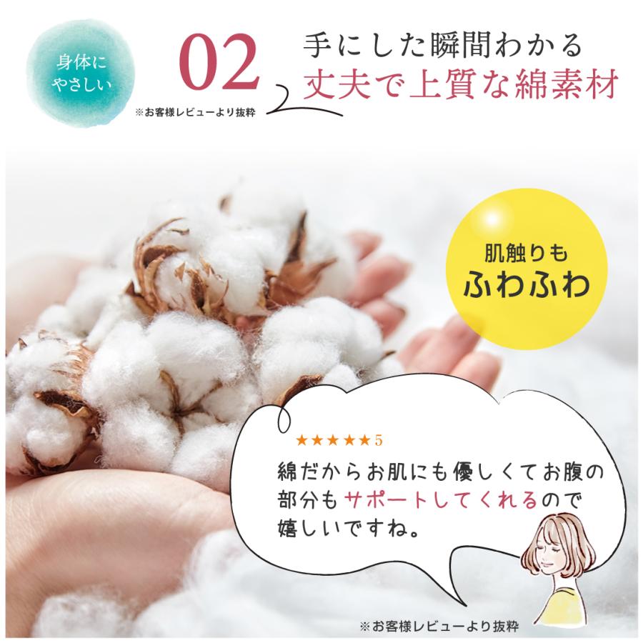 [3枚セット] ハイウエスト ショーツ レディース パンツ インナー ノーマル ショーツ 無地 女性 下着 深め 深履き 綿 おしゃれ | Lino Ulu | 36