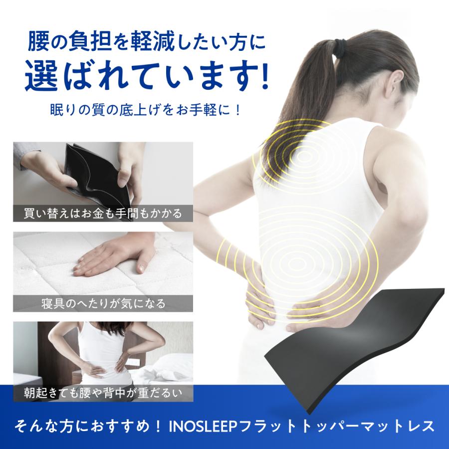 INOSLEEP マットレス シングル 5cm へたりにくい 軽い 軽量 通気性