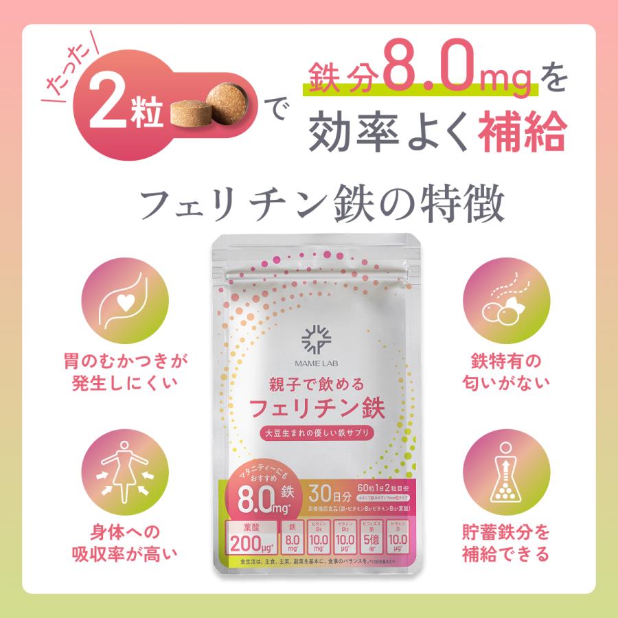 【2025年 / 2026年モンドセレクション金賞】フェリチン鉄サプリ 鉄分サプリ 爆買 |  | 08