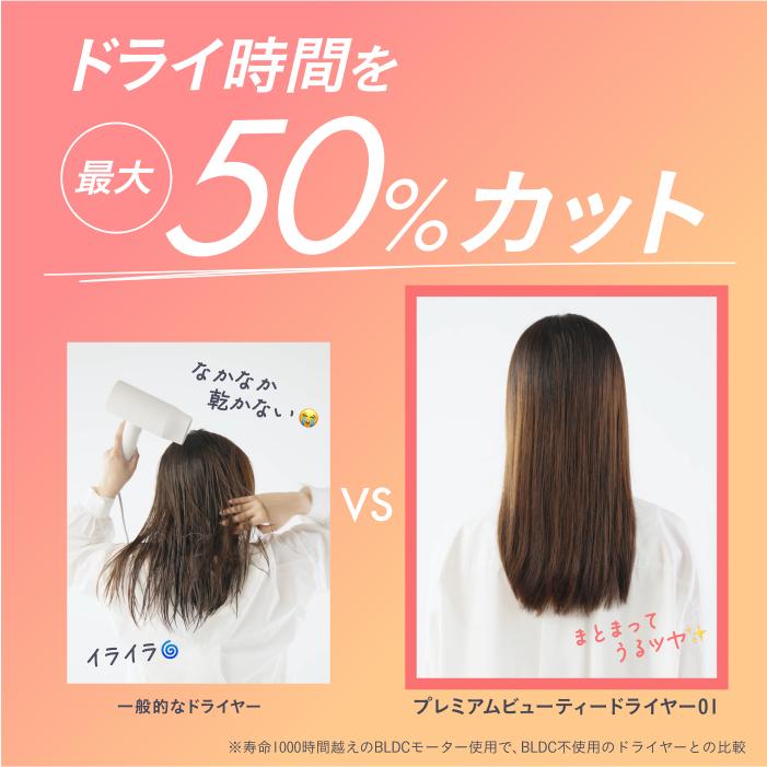 Ur.Salon ヘアドライヤー 大風量 速乾 ダブルリペアイオン 折り畳み式