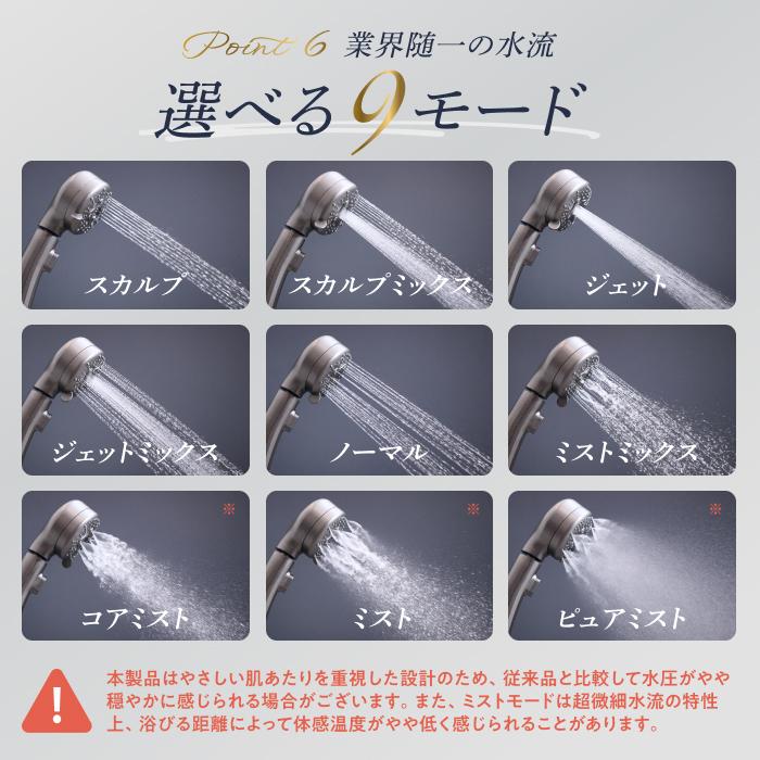 マイクロナノバブル シャワーヘッド UrSalon ミスト スキンケア 塩素除去 爆買 |  | 09
