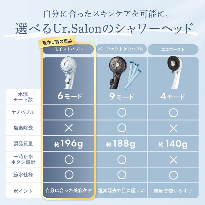 爆買マイクロナノバブル シャワーヘッド Ur.Salon 日本企業開発