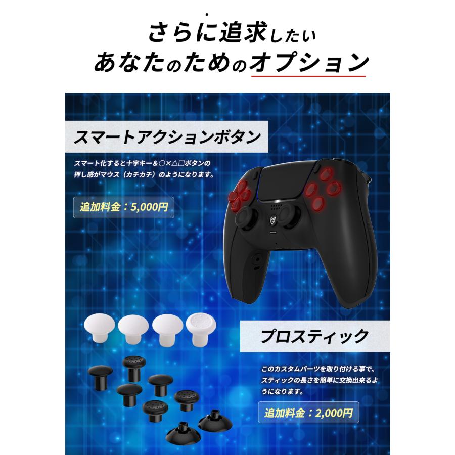 PlayStation FusionX / Pro PS5用 互換 カスタムコントローラー PlayStation FusionX / Pro PS5用 互換 カスタムコントローラー