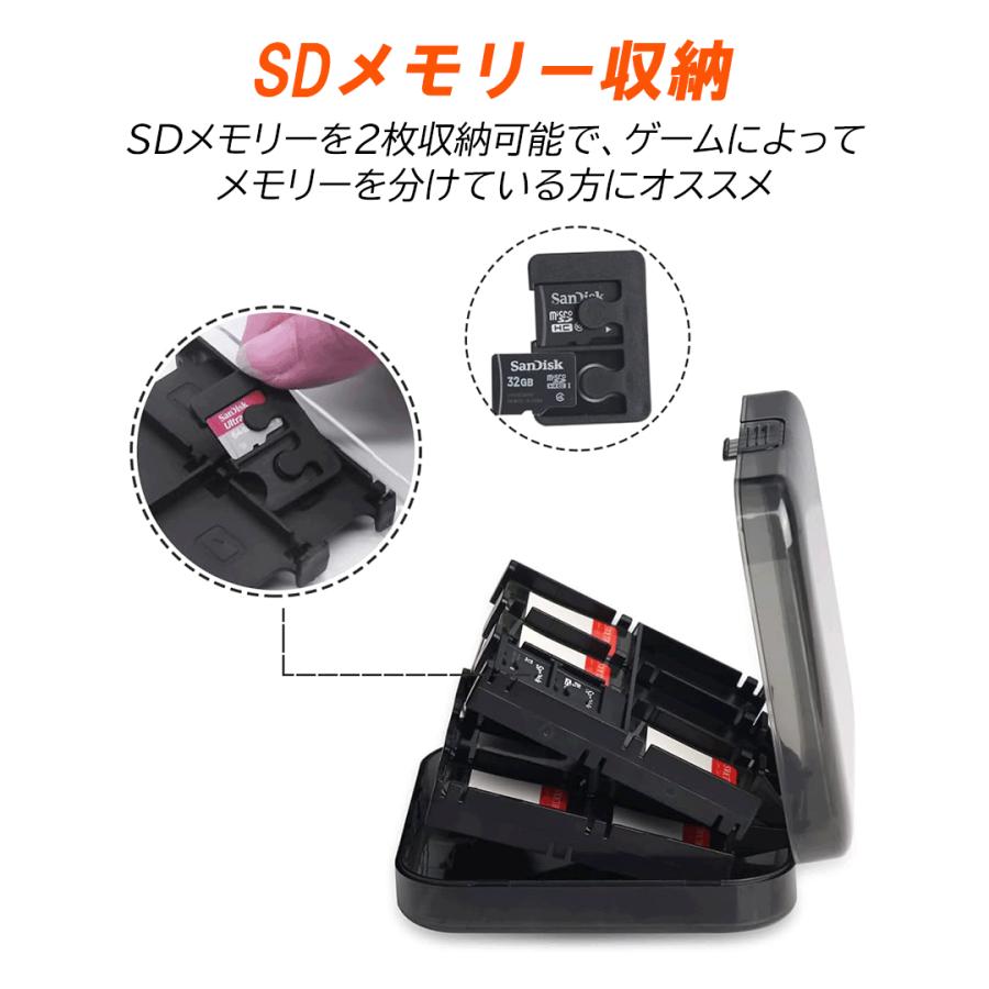 Nintendo Switch Lite 有機EL ゲームソフト カード 24枚収納可能 
