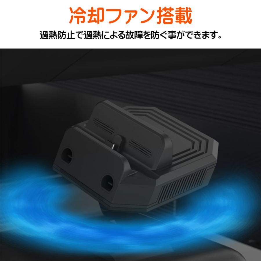 Nintendo Switch / Lite / 有機EL 対応 ミニドック型 ゲームキューブコントローラー 接続タップ GC コントローラー 接続アダプター HDMI テレビモード 充電可能｜merkag｜11