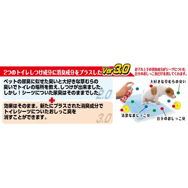 トーラス おマル上手 トイレ しつけスプレー Ver.3.0 100ml  犬 猫 トイレのしつけ おしっこ 尿 消臭 犬用 猫用 ペット 日本製｜merland｜03