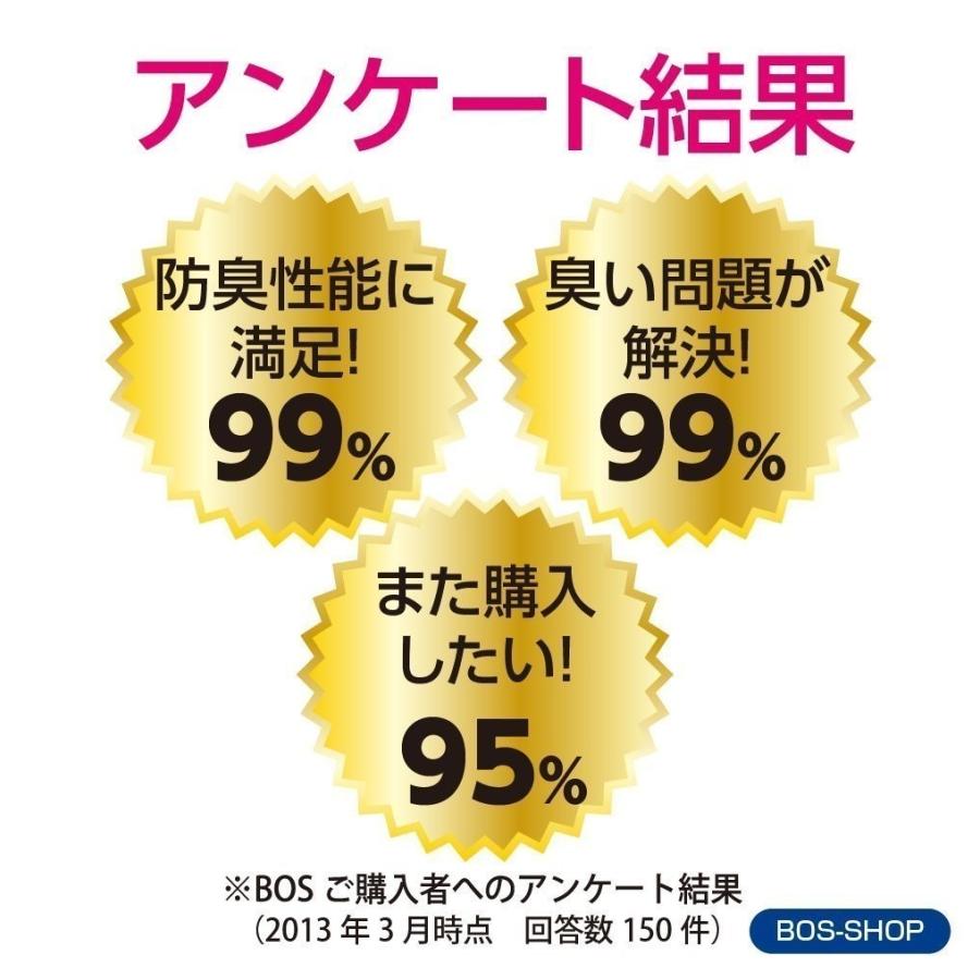 驚異の防臭袋 BOS ボス うんちが臭わない袋 犬用 ペット用 うんち 消臭袋 処理袋 トイレ袋 うんち袋 Mサイズ 90枚入 5個セット｜merland｜05