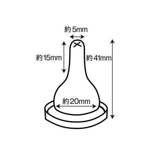 森乳ワンラック 哺乳器 細口乳首 120ml ペット 犬 猫 哺乳 哺育 ミルク クロスカット 乳首 授乳ボトル 子犬 子猫 スペア付き｜merland｜02