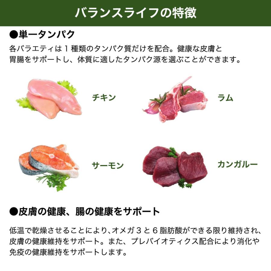 バランスライフ サーモン 3.5kg 犬 犬用フードドッグフード ペット フード 生食 低温乾燥 全年齢用 グレインフリー エアードライ 