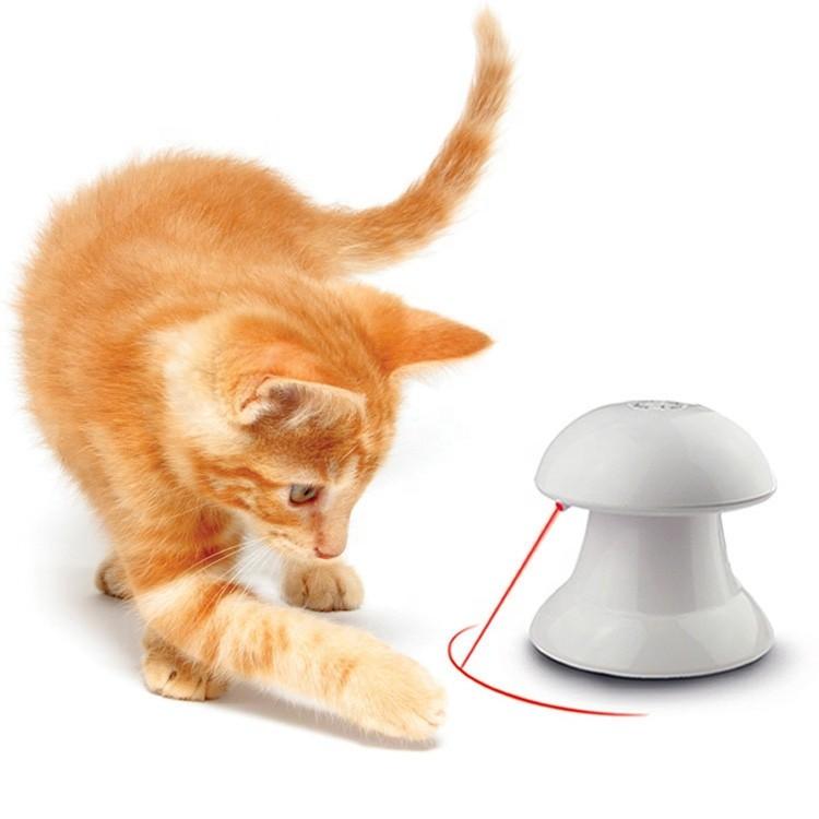猫 おもちゃ 自動 回転 レーザー ポインター LEDライト 猫じゃらし ねこ ネコ 玩具 運動不足 ストレス解消｜merland｜05