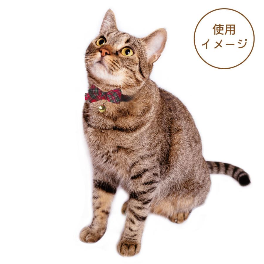 フェリーク キャットカラー 唐草リボン 猫 首輪 猫用 カラー 安全 セーフティバックル かわいい おしゃれ リボン どろぼう｜merland｜06