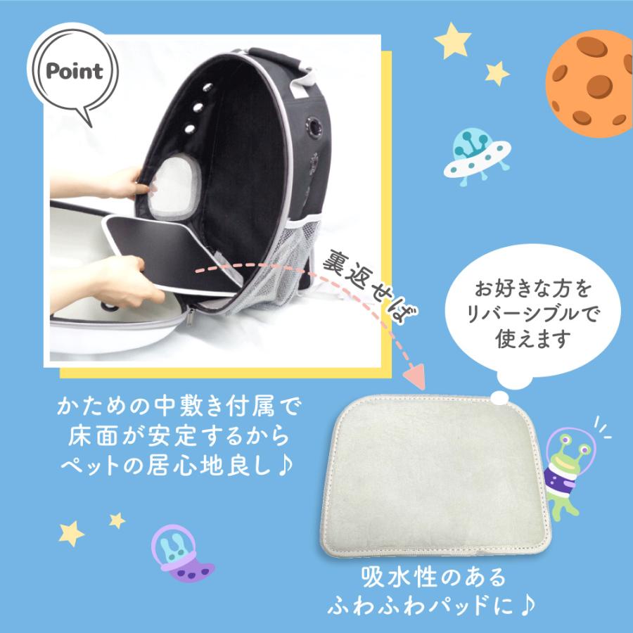 LAMOUR（ラムール） 宇宙船 ペット キャリー リュック 猫 犬 ドーム型