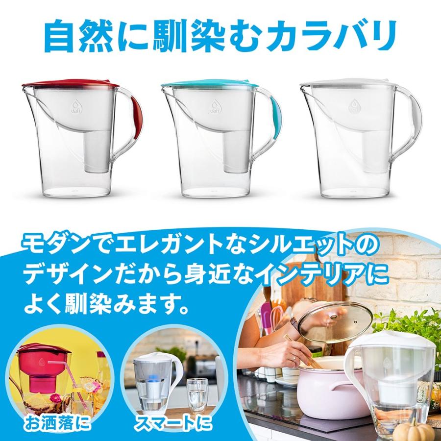 dafi DAFI ダフィ 浄水ポット ポット型 浄水器 浄水部容量:1.2L(全容量