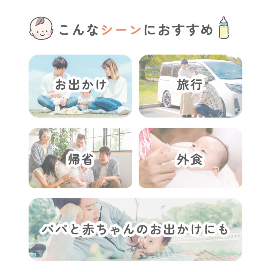 ひっちゃん品　クレンザーなし　3点セット イクタノ（IKUTANO） 携帯用 哺乳びんブラシ スタンド 持ち運びセット