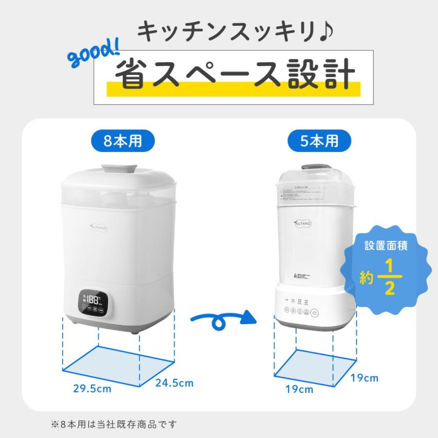 イクタノ（IKUTANO） 哺乳瓶 スチーム 除菌 乾燥機 ミルクリン ミニ