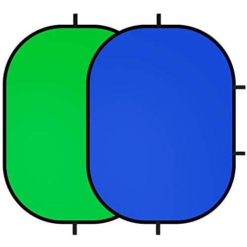 Selens クロマキー背景 150 X 0cm ブルー グリーン 2 In 1 楕円背景パネル ブルー グリーン 150x0cm Mrk Uag11t5bi ミーロック 通販 Yahoo ショッピング