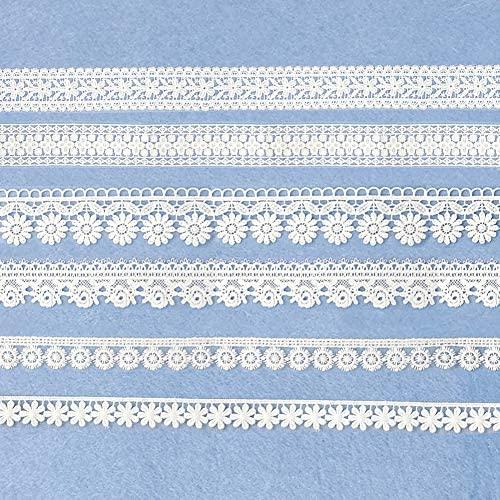 Xunhui 連続ワッペン花白色綿レースリボントリムdiyワッペン縫い付けワッペン 刺繍 ミシン手芸 花 組合6 枚 Mrk Uag17v0ig ミーロック 通販 Yahoo ショッピング