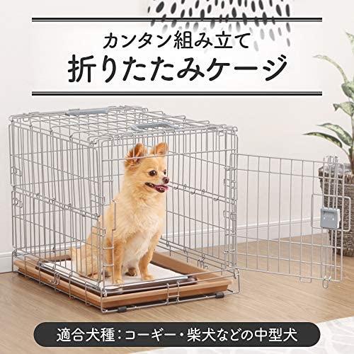 送料無料 アイリスオーヤマ 折りたたみケージ シルバー ブラウン 中型犬用 シルバー ブラウン 中型犬用 早割クーポン Www Muslimaidusa Org