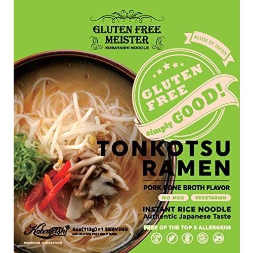 グルテンフリー インスタンとんこつ風ラーメン 6食スープ付 Mrk Umr21w2bg007 ミーロック 通販 Yahoo ショッピング