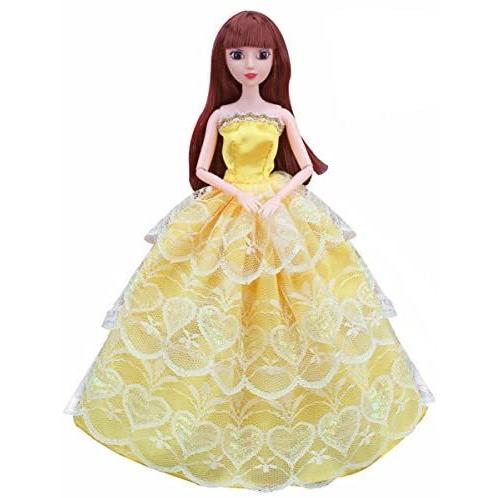 バービー 人形用服ドレス 5枚セット バービー用靴5足 ドール用 人形用 ジェニー用 ドレス 手作り 1 6ドール用 プリンセスドレス Mrk Uoc01g5ce500 ミーロック 通販 Yahoo ショッピング