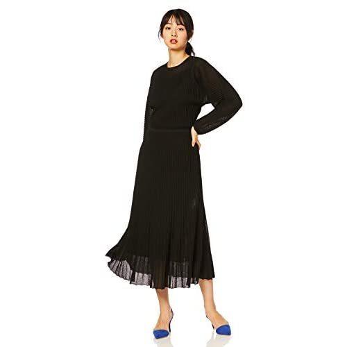 公式 ミラオーウェン ラメニットワンピ 09wno レディース Blk 0 100 本物保証 Missbargainhuntress Com