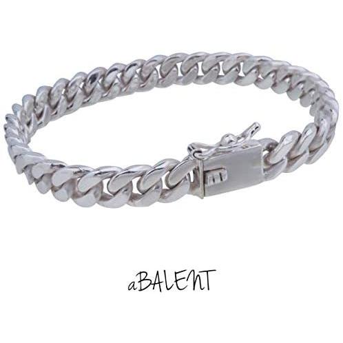 New限定品 Abalent アバレント シルバー925 喜平ブレスレット メンズ 幅8ｍｍ シルバーブレスレット キヘイ きへい チェーン ブレスレット 海外最新 Artech Mi It