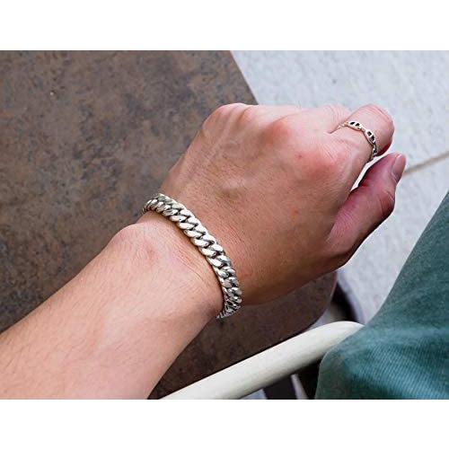 人気ブランド Abalent アバレント 喜平ブレスレット メンズ シルバー925 10ｍｍ きへい キヘイ シンプル ブレスレット 太め シルバーブレスレット 新しいコレクション Pollinoplast Com