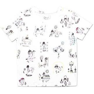 グラニフ Graniph コラボレーション キッズ Tシャツ ぼくのキュートナパターン 荒井良二 ホワイト キッズ ホワイト 90 Mrk Vmr12m0di ミーロック 通販 Yahoo ショッピング