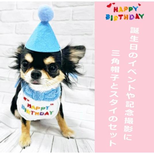LIFELIKE（ライフライク） 犬 誕生日 ハッピー バースデー スタイ 三角