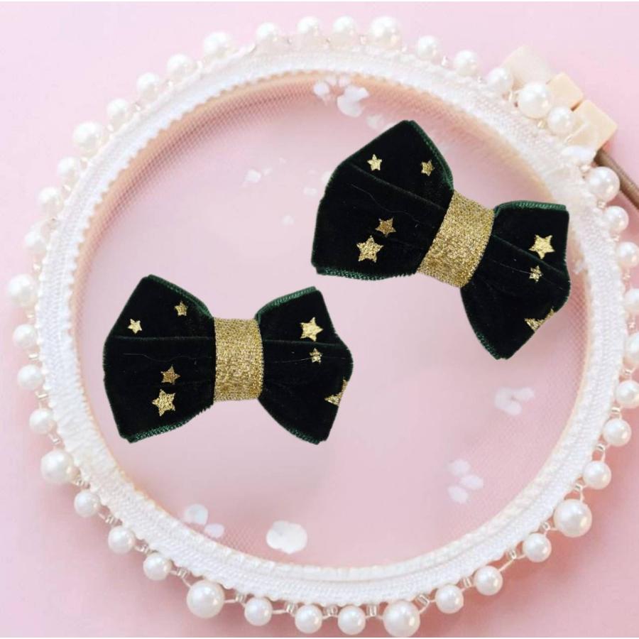 パッチン リボン 犬用 犬 コーム型 セット ヘアアクセ ワンパッチン 星