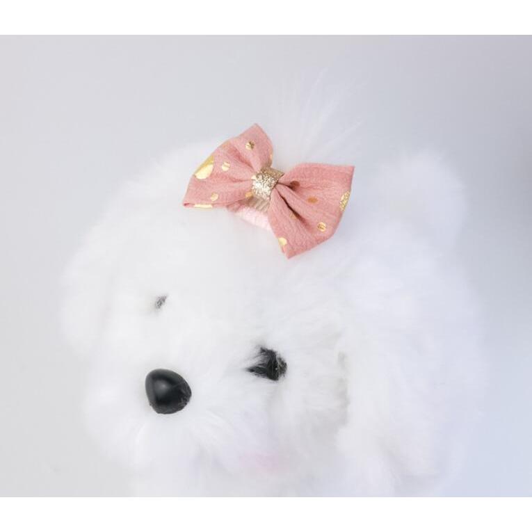 パッチン リボン 犬用 犬 コーム型 セット ヘアアクセ ワンパッチン 星