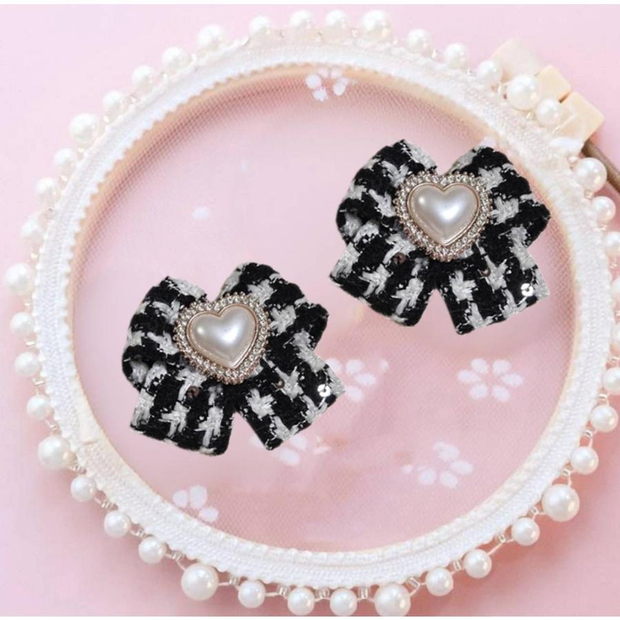 パッチン リボン 犬用 犬 コーム型 セット ヘアアクセ ワンパッチン 星