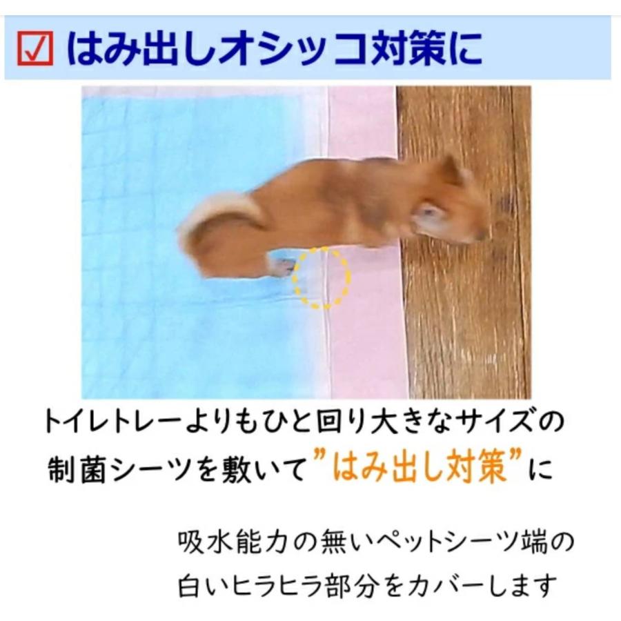 洗える ペットシーツ Sサイズ   犬 トイレ 子犬 ペット 消臭 布 防水 吸水 介護 速乾 日本製 エコ 破れない ほつれない カット可 はみ出し  粗相 いたずら | PomPreece | 05