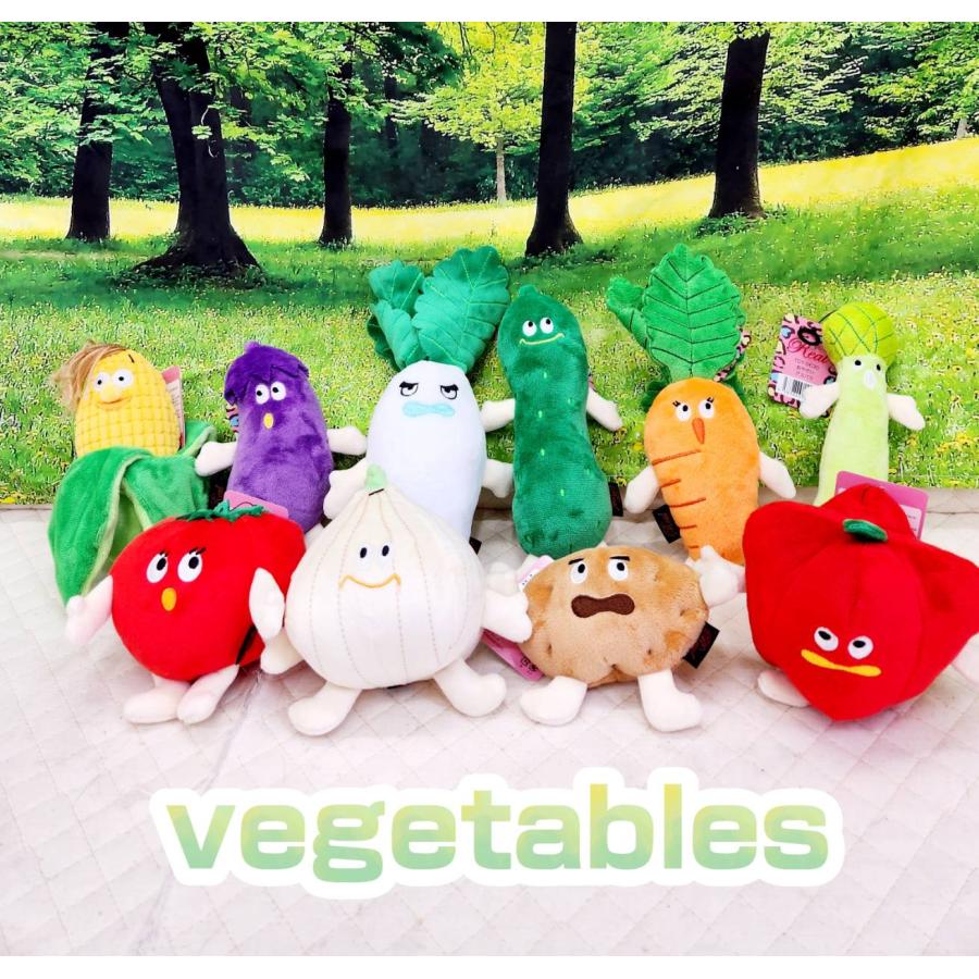 野菜型犬用おもちゃ おやさい おもちゃ 犬 犬用 ぬいぐるみ ベジタブル vegetables トマト