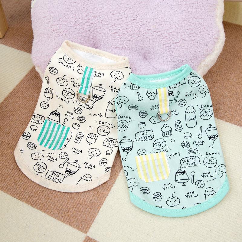 犬 服 犬服 リードフック付き タンク ペットウエア 洋服 わんこの服