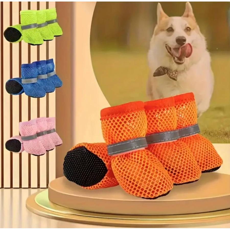 犬 靴 犬の靴 散歩用 犬用靴 犬靴 ドッグシューズ 脱げない 滑り止め 小型犬 レインシューズ ブーツ ペットシューズ ドッグブーツ 防水ドッグシューズ | LIFELIKE | 01