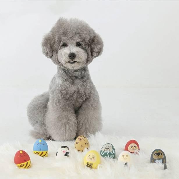 たまごおもちゃ 犬 おもちゃ 鳴る 音 ラテックス 卵型 小型犬 ペット