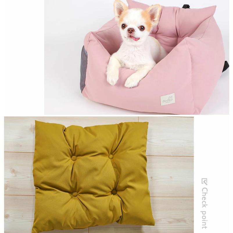 ドライブベッド 犬用 Lサイズ 小型犬用 中型犬用 2匹 撥水 車内 クール 