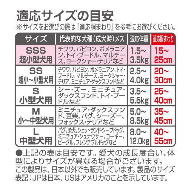 マナーウェア 女の子用 SSサイズ 　38枚入 　ユニチャーム　おむつ　オムツウエア　わんこ　犬用　小型犬　花柄　可愛い　そそう　生理　超小型犬｜merrily｜04