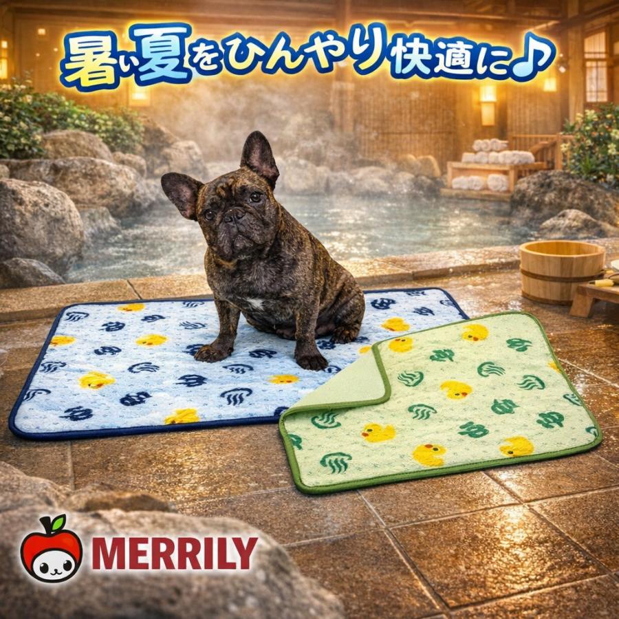温泉メッシュマット ペット用 クールマット 冷感ブランケット ひんやり