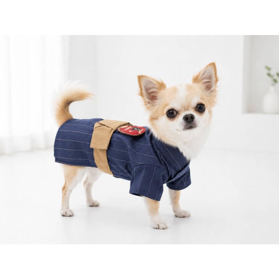 犬浴衣 水月 犬 浴衣 犬用浴衣 ペット浴衣 犬服 夏服 和柄 帯付き 巾着
