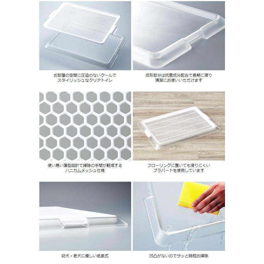 ボンビアルコン ペットレークリアメッシュ Sサイズ 犬用 小型犬 透明