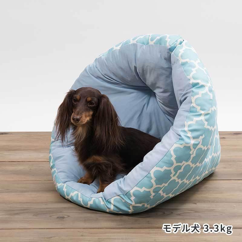 ライフライク 2wayモロッカンシェルベッド アイスブルー 貝 ひんやり 接触冷感 防虫 防蚊 クッション ソファ 夏用ベッド 小型犬 マット 5871 Petshop Merrily 通販 Yahoo ショッピング