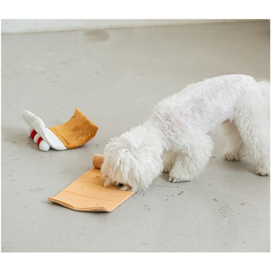 Bite Meノーズワーク ロールケーキ バイトミー 韓国 人気 おもちゃ 犬用おもちゃ わんこのおもちゃ 小さい ぬいぐるみ 嗅覚訓練 小型犬 中型犬 5903 Petshop Merrily 通販 Yahoo ショッピング