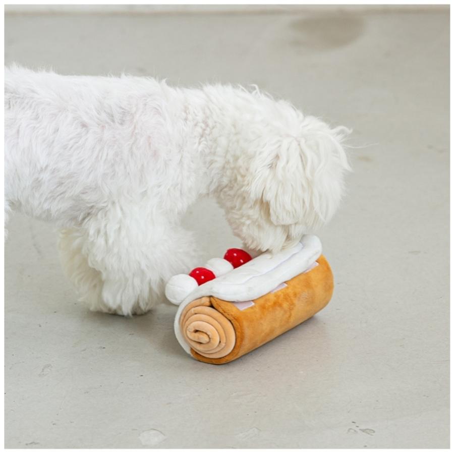 Bite Meノーズワーク ロールケーキ バイトミー 韓国 人気 おもちゃ 犬用おもちゃ わんこのおもちゃ 小さい ぬいぐるみ 嗅覚訓練 小型犬 中型犬 5903 Petshop Merrily 通販 Yahoo ショッピング