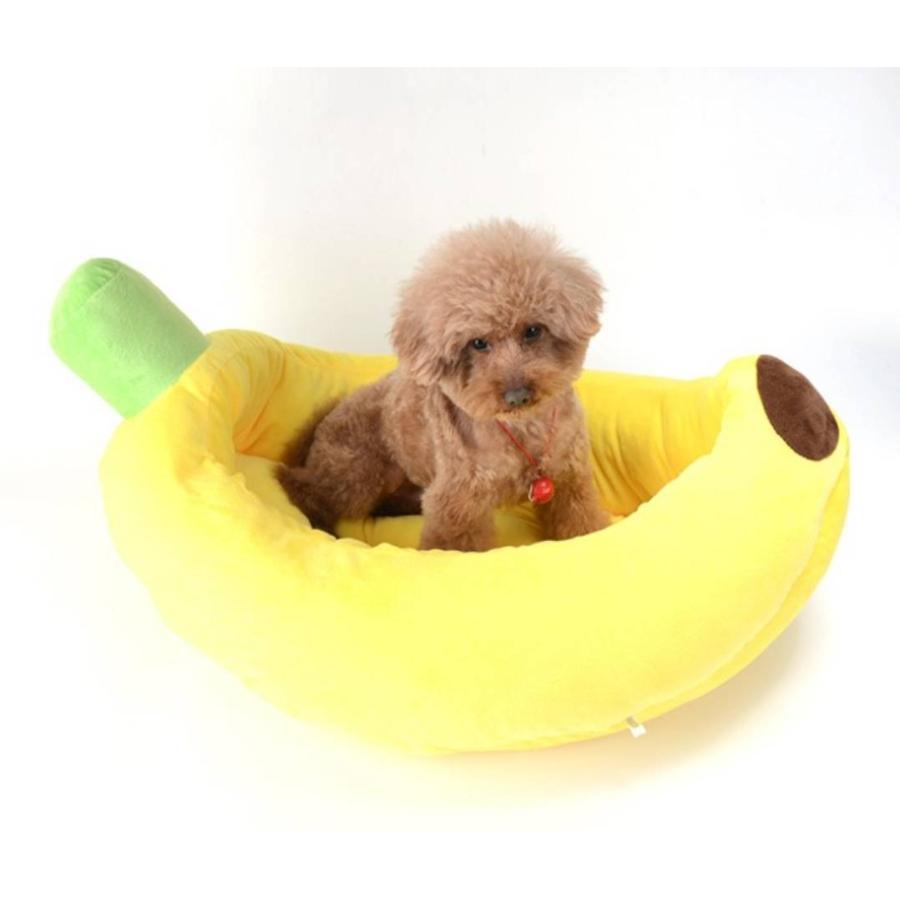 バナナベッド Mサイズ 犬 猫 犬のベッド わんこ 猫のベット 子犬 子猫 犬用ベッド 小型犬 中型犬 ばなな 面白い 可愛い フルーツ 96 Petshop Merrily 通販 Yahoo ショッピング